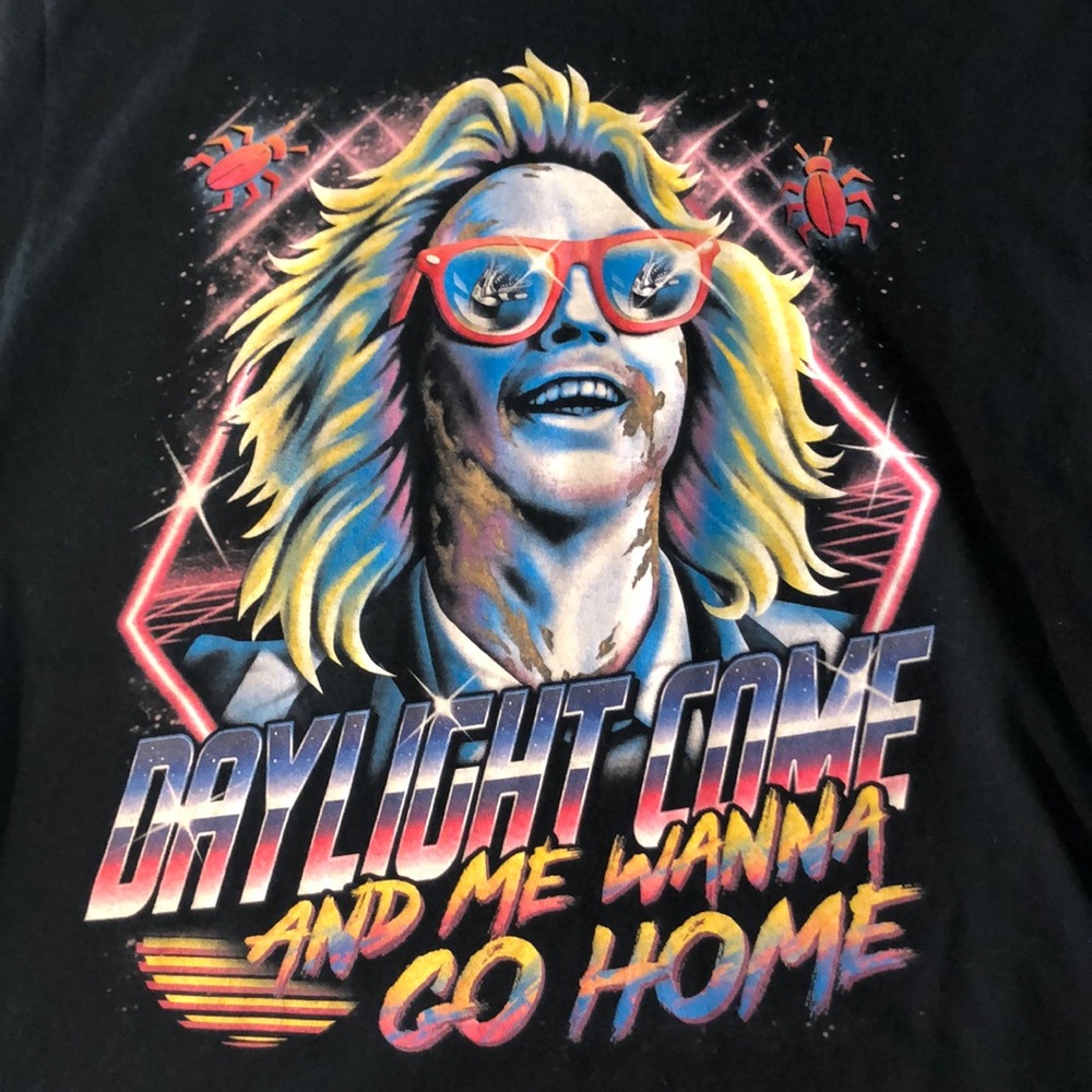 Tim Burton’s Beetlejuice Miami Vice styled shirt